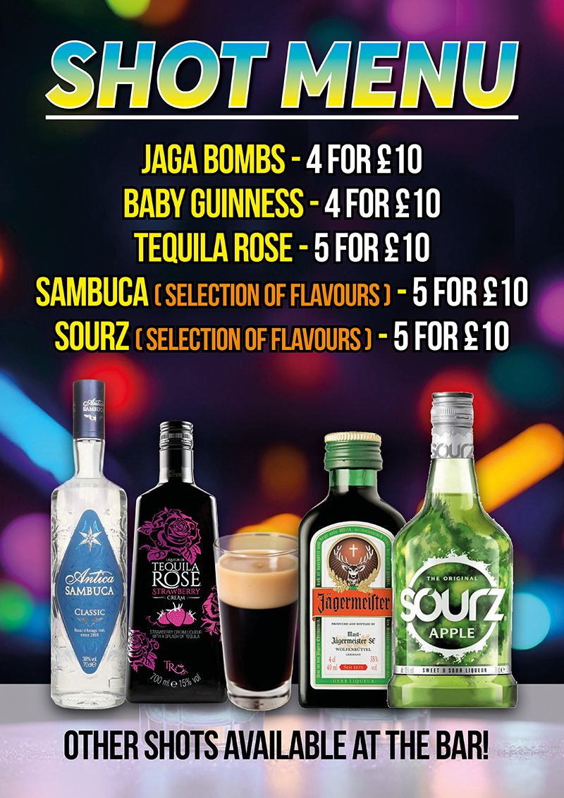 Shot Menu